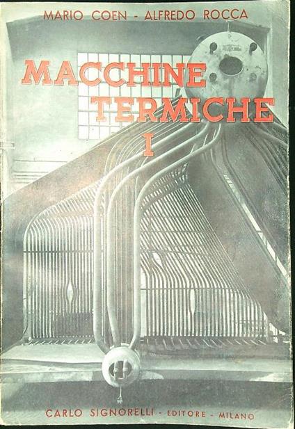 Macchine termiche I - Mario Cohen - copertina