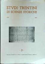 Studi trentini di scienze storiche 3 LXII 1983