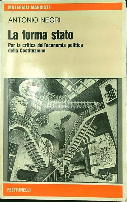 La forma stato - Antonio Negri - copertina