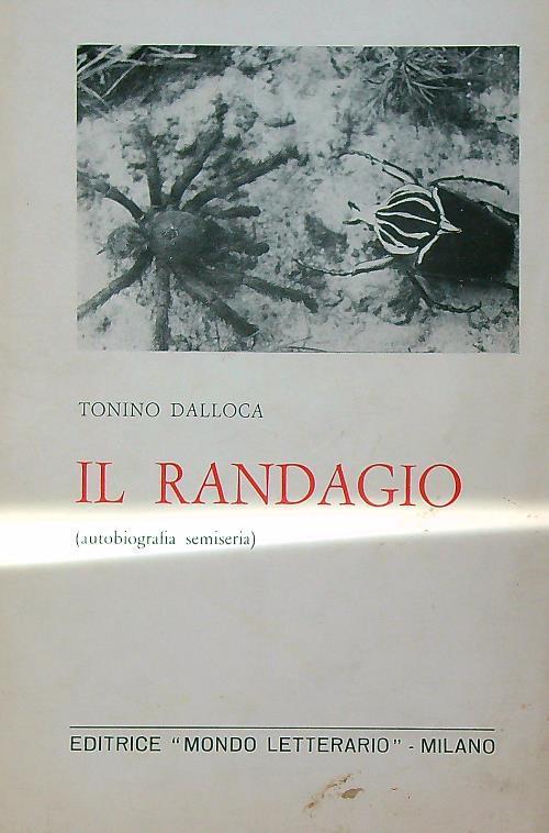 Il randagio - Tonino Dalloca - copertina