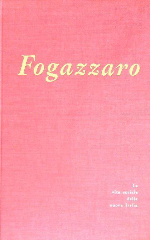 Antonio Fogazzaro - Donatella Piccioni - copertina