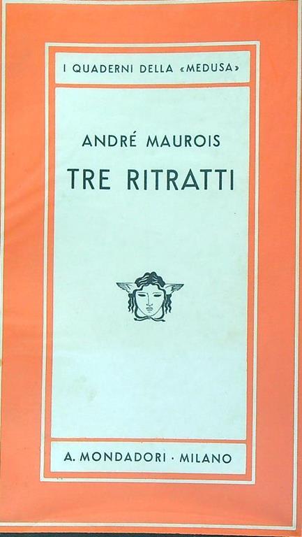Tre ritratti - André Maurois - copertina