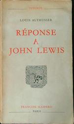 Reponse a John Lewis