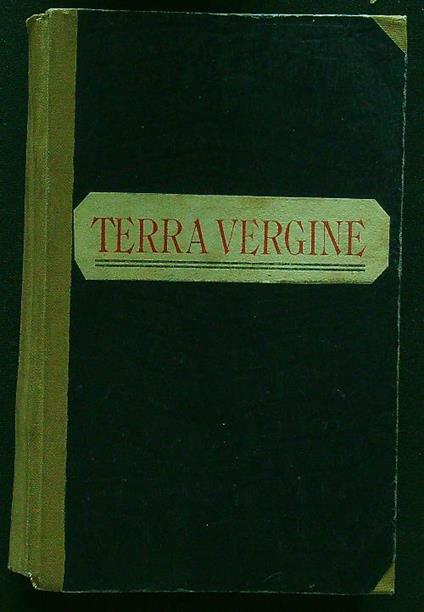 Terra vergine - Cristiano D'Annunzio - copertina