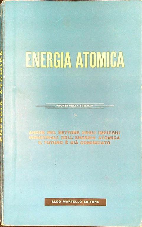 Energia atomica - copertina