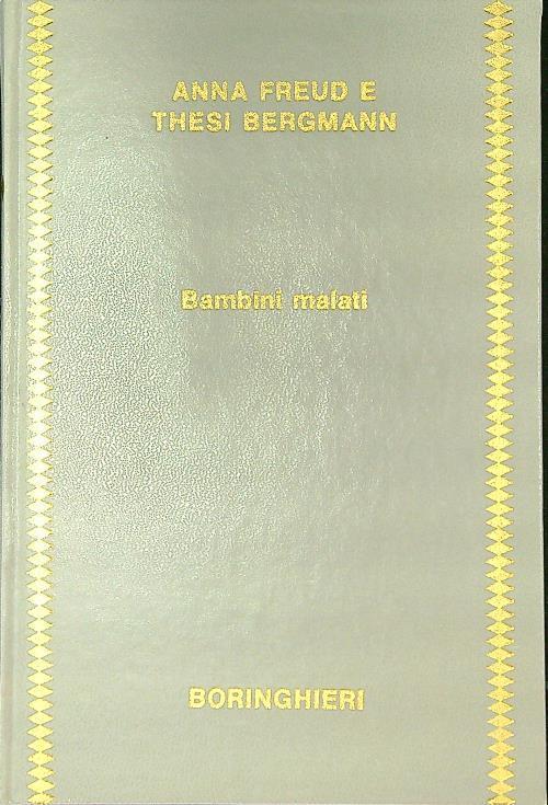 Bambini malati - Anna Freud - copertina