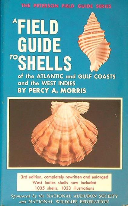 A Field guide to shells of the Atlantic and gulf coasts - Percy Morris - copertina