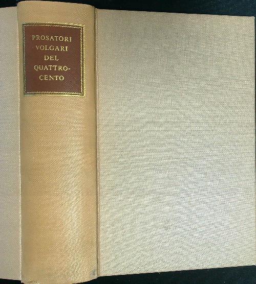 Prosatori Volgari del Quattrocento