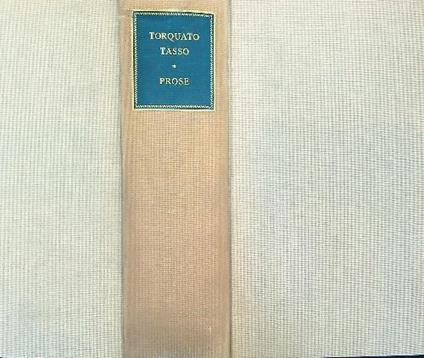 Prose - Torquato Tasso - copertina
