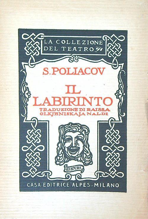 Il labirinto - S. Poliacov - copertina