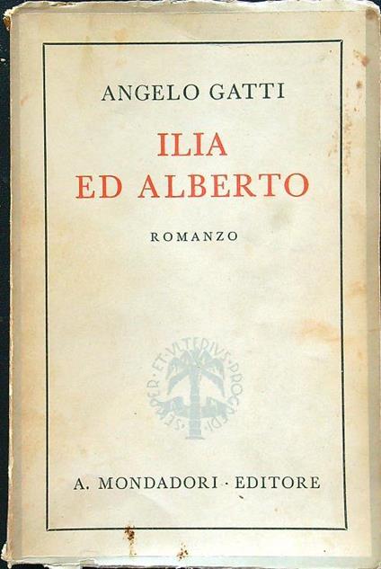 Ilia ed Alberto - Angelo Gatti - copertina