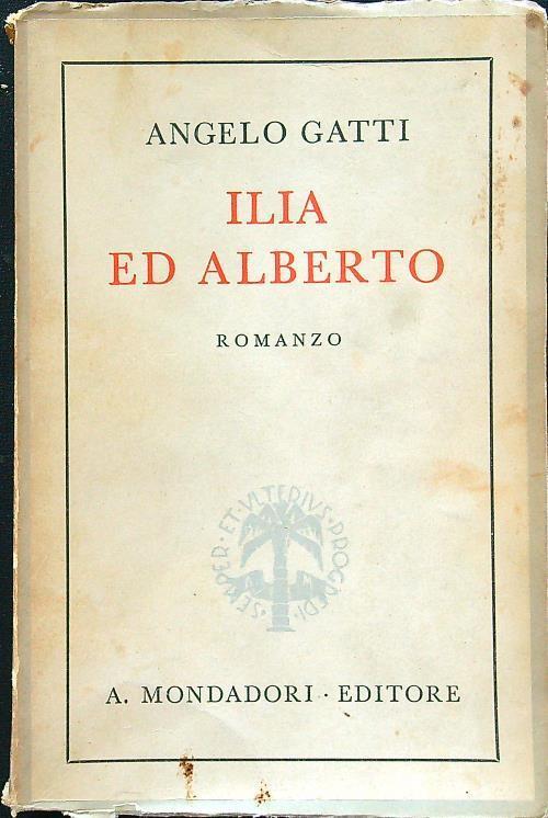 Ilia ed Alberto - Angelo Gatti - copertina