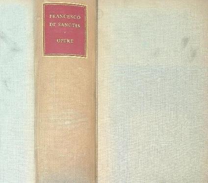 Opere - Francesco De Sanctis - copertina