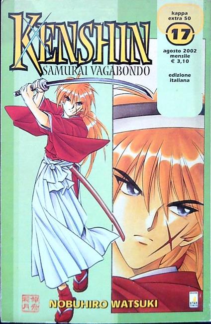 Kenshin samurai vagabondo 17 - Nobuhiro Watsuki - copertina