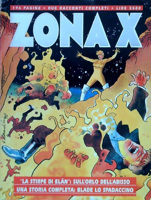 Zona X 37. Sull'orlo dell'abisso - Blade lo spadaccino - copertina