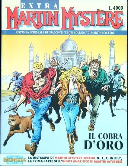 Martin Mystère Extra 1. Il cobra d'oro - copertina