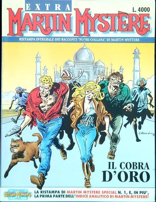 Martin Mystère Extra 1. Il cobra d'oro - copertina