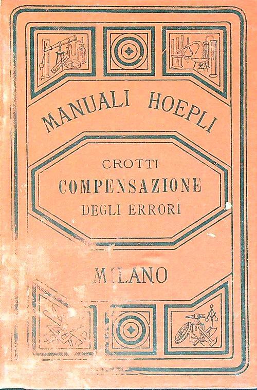 Sulla compensazione degli errori