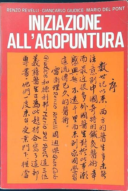 Iniziazione all'agopuntura - Revelli - copertina