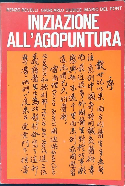 Iniziazione all'agopuntura - Revelli - copertina