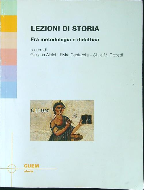 Lezioni di storia fra metodologia e didattica - copertina