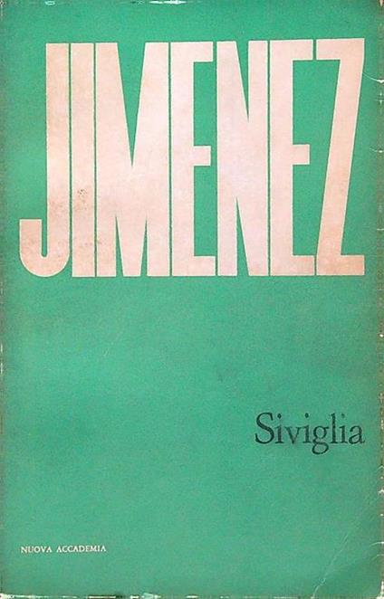 Siviglia - J. Ramón Jiménez - copertina