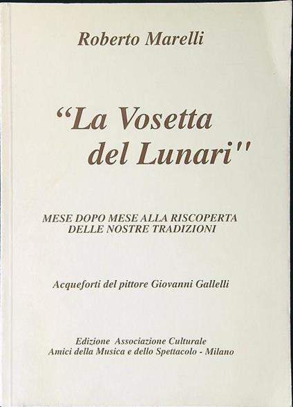 La Vosetta del Lunari - Roberto Marelli - copertina