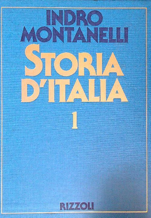 Storia d'Italia 8 voll. - Indro Montanelli - copertina
