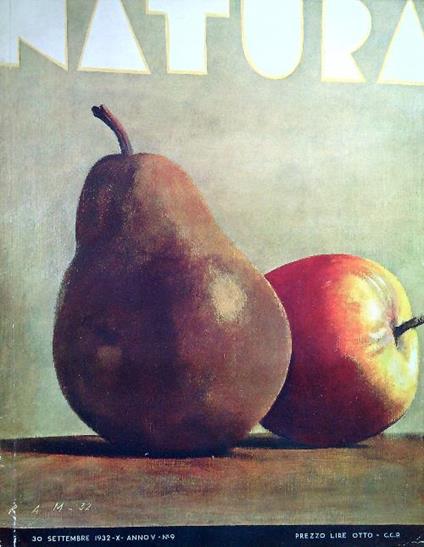 Natura 30 Settembre 1932-X Anno V - N. 9 - copertina