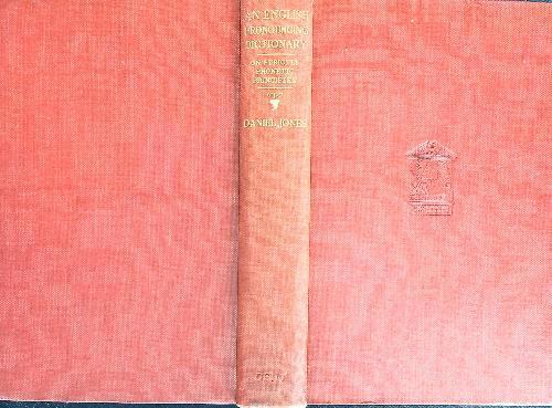 An English Pronouncing Dictionary - Daniel Jones - copertina