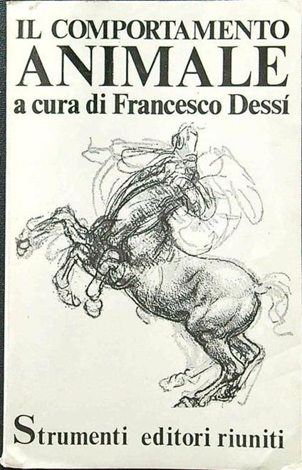 Il comportamento animale - Francesco Dessì - copertina