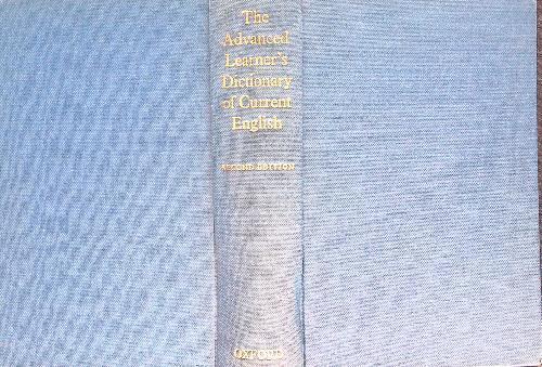 The advanced learner's dictionary of current english - copertina