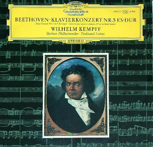 Beethoven Konzert for klavier und orchester nr 5 es dur op 73. Vinile - copertina