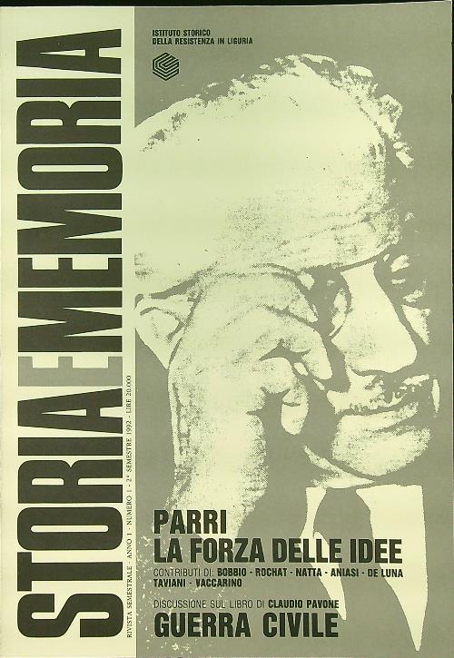 Storia e memoria n.1/1992