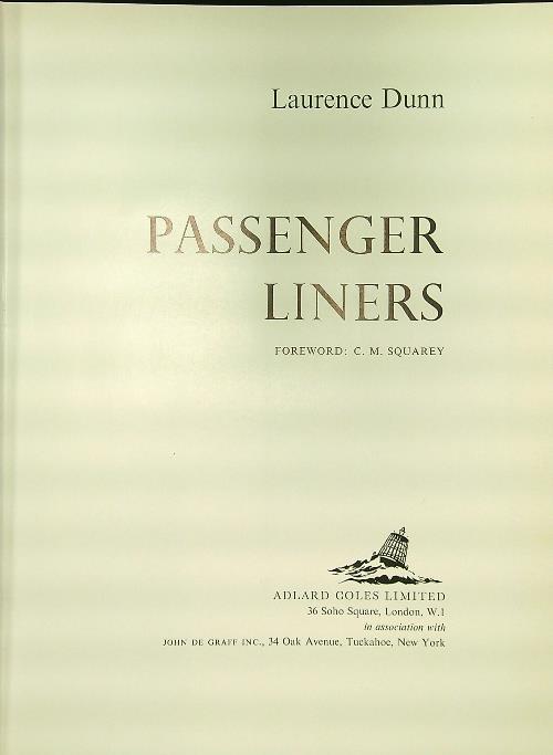 Passengers liners - Laurence Dunn - copertina