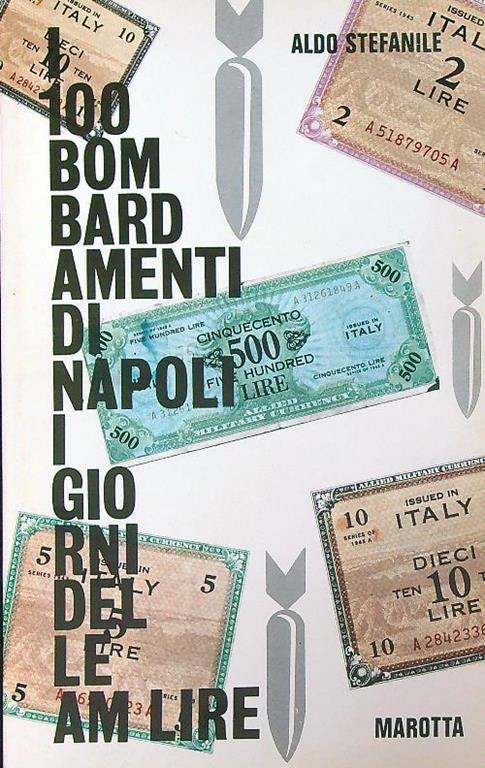 I 100 Bombardamenti di Napoli. I giorni delle AM lire - Aldo Stefanile - copertina