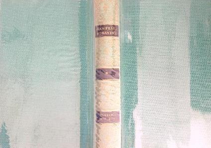 I manifesti romantici del 1816 - Carlo Calcaterra - copertina