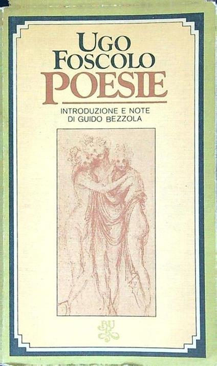 Poesie - Ugo Foscolo - copertina