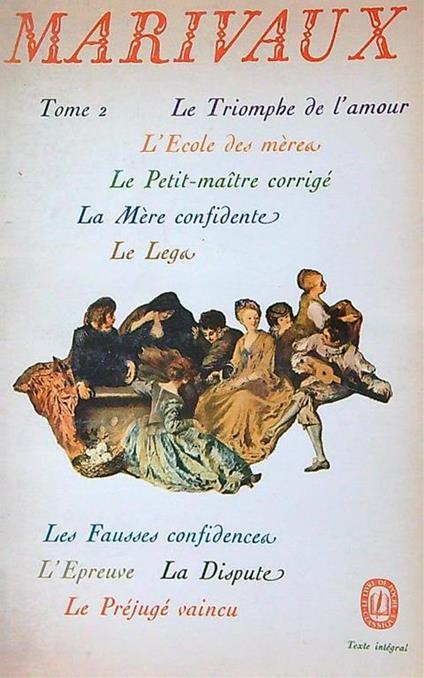 Theatre tome 2 - Pierre de Marivaux - copertina