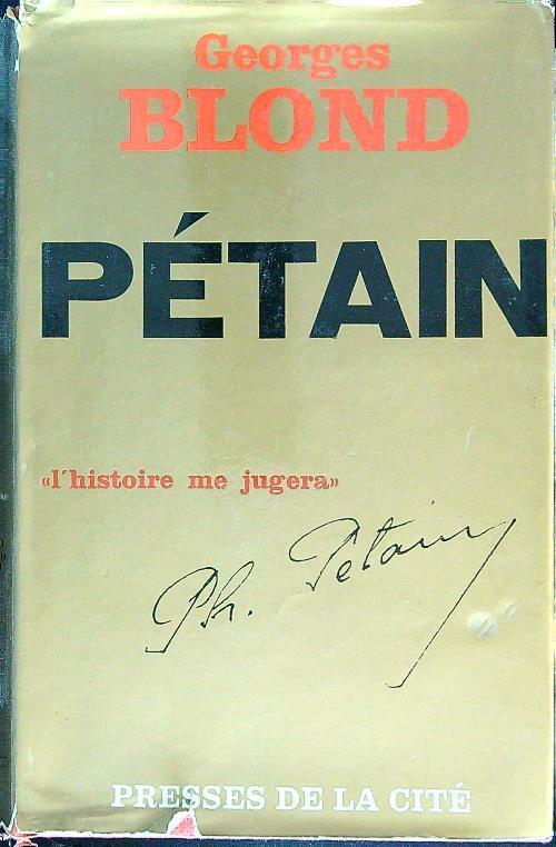 Petain - Georges Blond - copertina