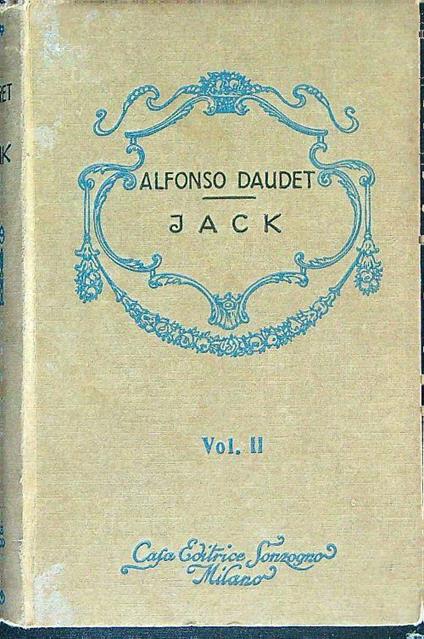 Jack vol. 2 - Alphonse Daudet - copertina