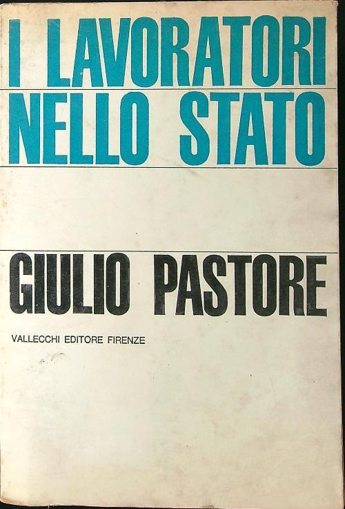 I lavoratori nello stato - Giulio Pastore - copertina