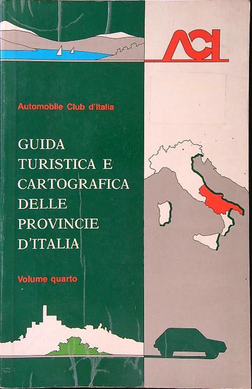 Guida turistica e cartografica delle province d'Italia vol. 4 - copertina