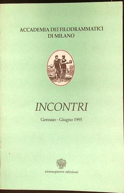 Incontri 1995 - copertina
