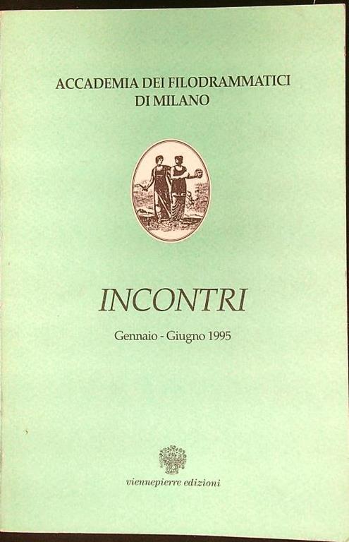 Incontri 1995 - copertina