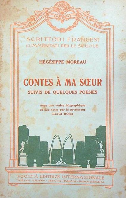 Contes a Ma Soeur - copertina
