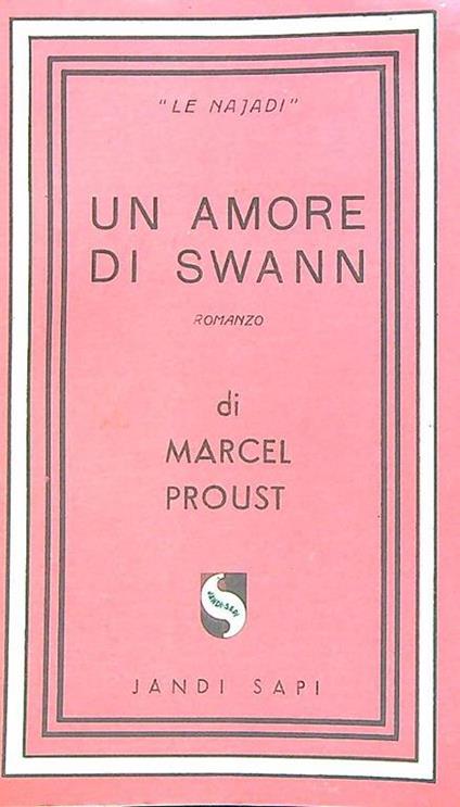 Un amore di swann - Marcel Proust - copertina