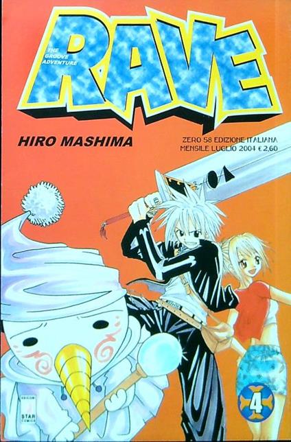 Rave 4 - Hiro Mashima - copertina