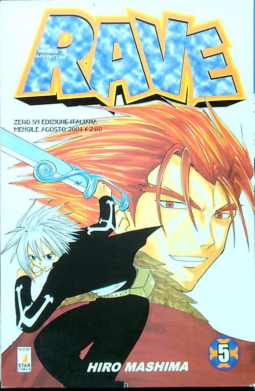 Rave 5 - Hiro Mashima - copertina