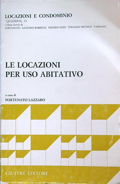 Le locazioni per uso abitativo